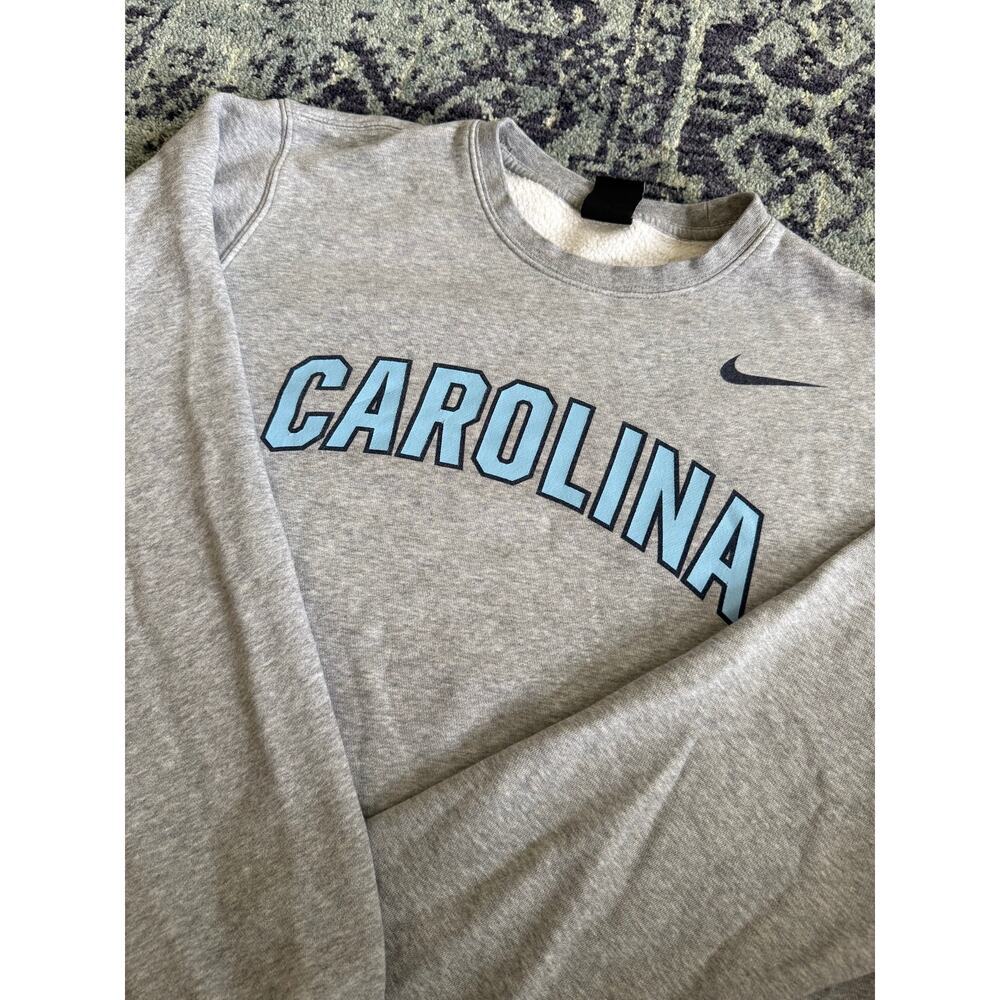 Collegiate NIKE | Gray North Carolina UNC Tar Heels Crewneck Pullover- L